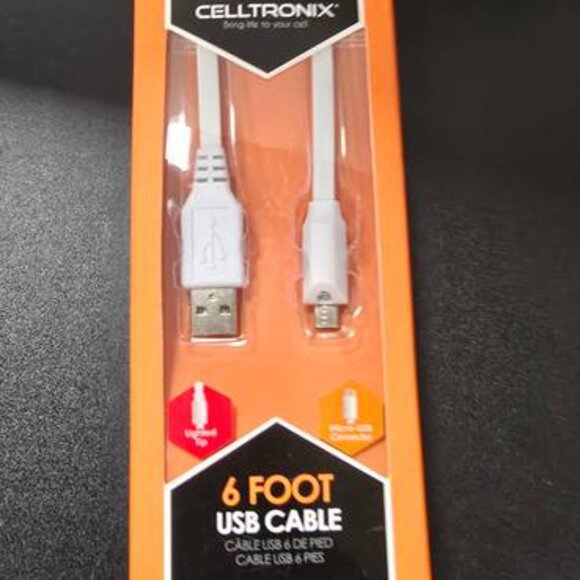 Celltronix USB Cable, 6 Foot - Picture 2 of 3